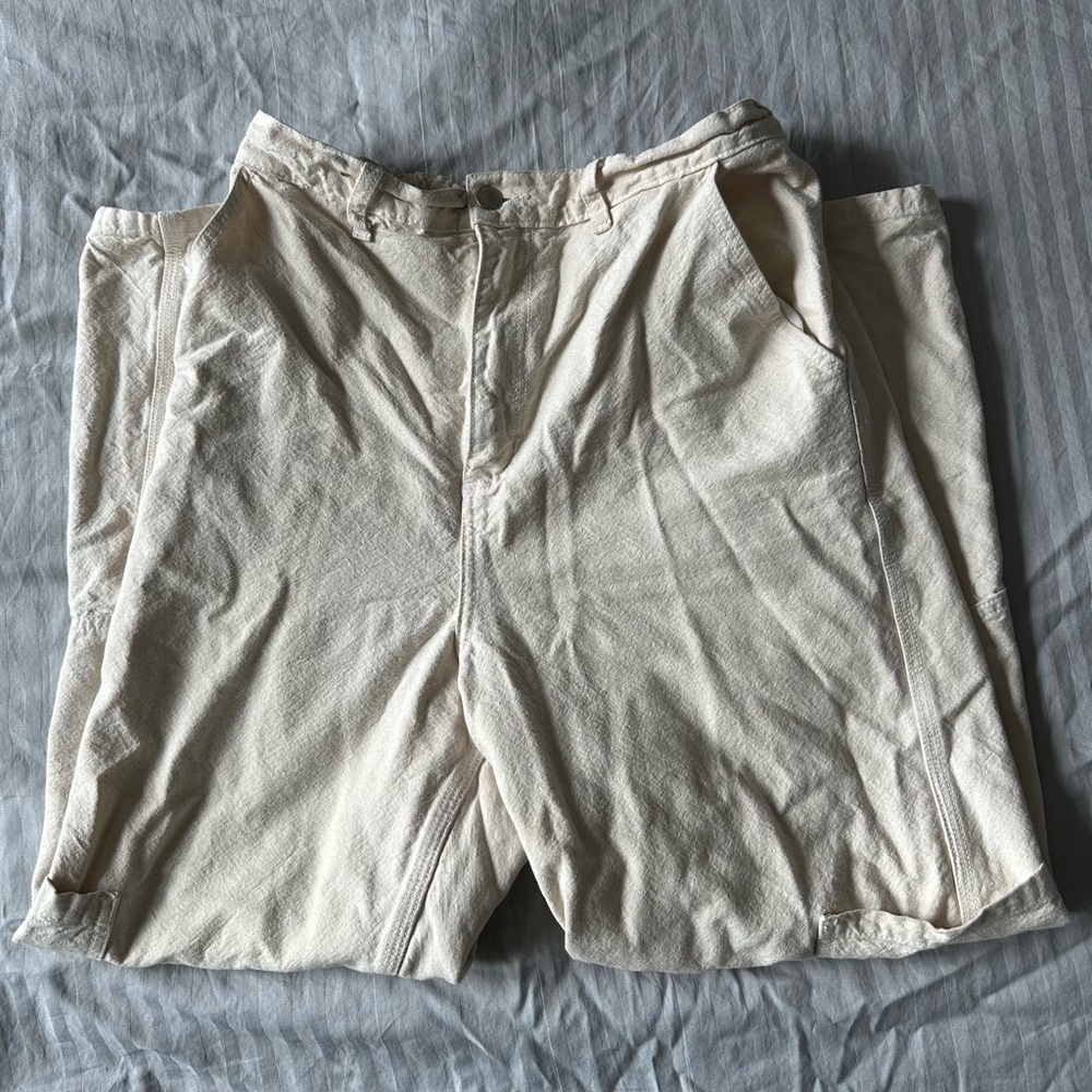 Women's Cream Track Pants